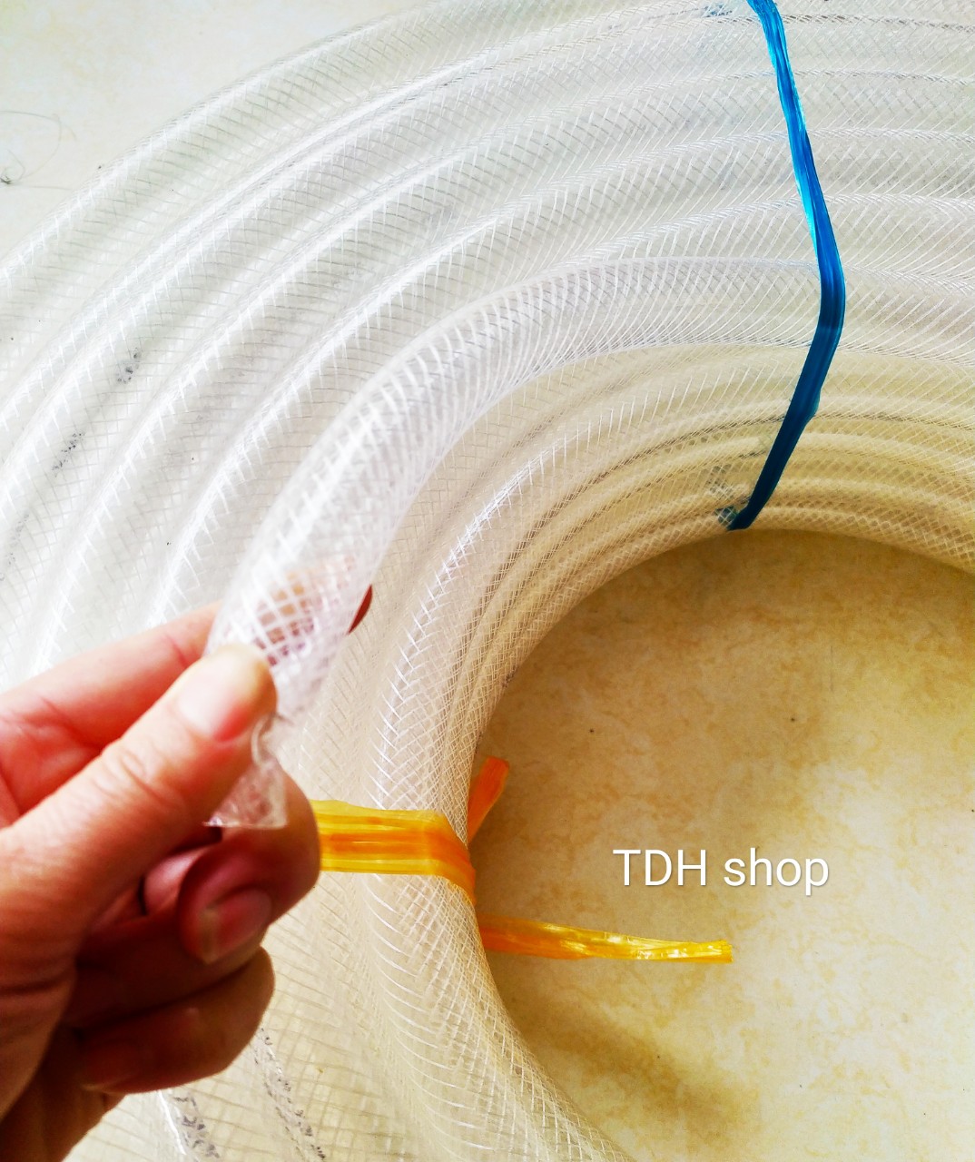 '' COMBO 10M, 15M ' Ống nhựa lưới màu trắng dẫn nước phi 8,10,12, 14,16,18   / Ống nước nhựa dẻo các size tưới cây Dày 1.5mm
