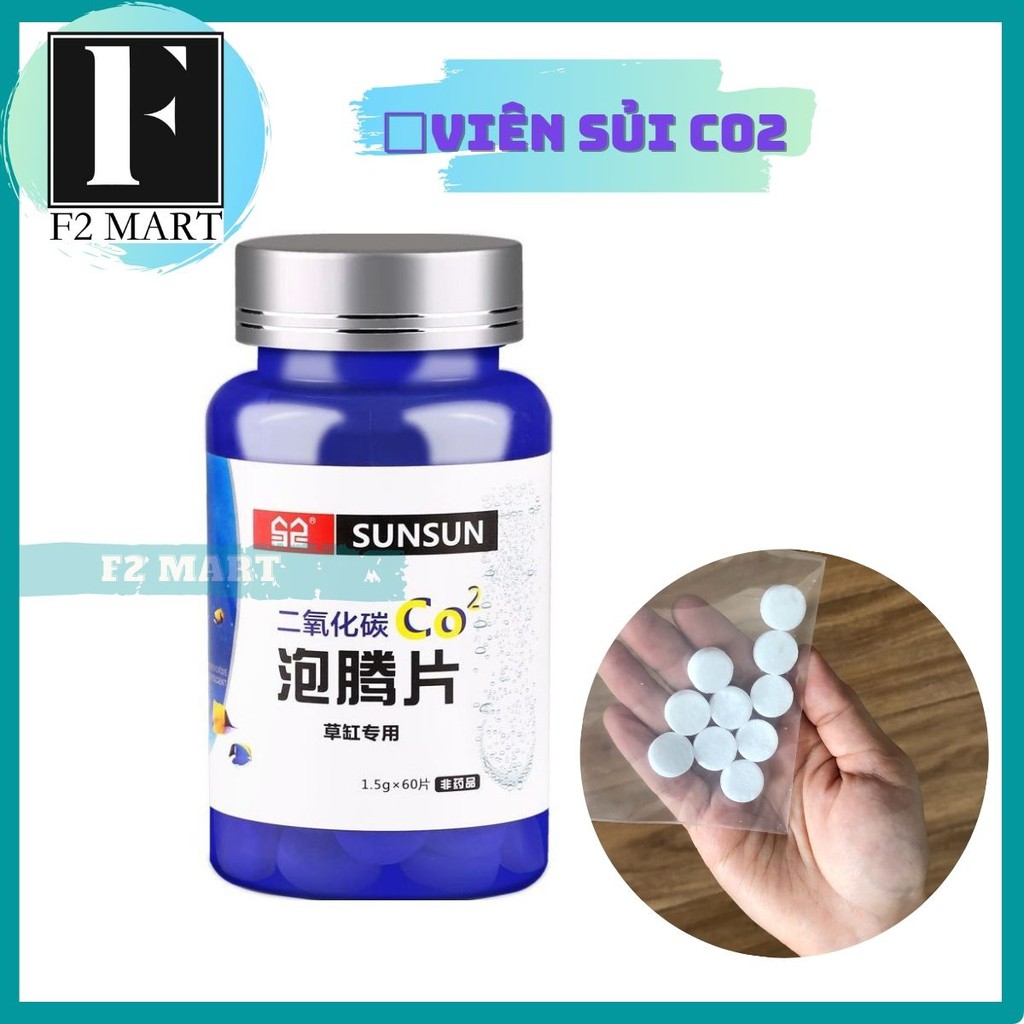 Viên sủi co2 sunsun cho bể thuỷ sinh