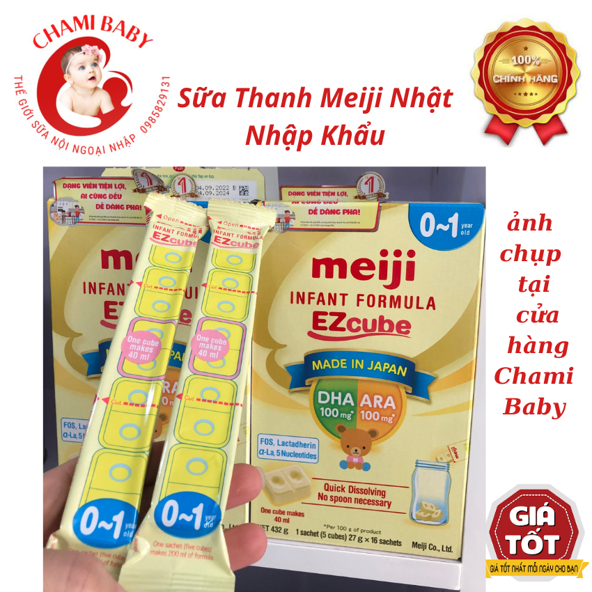 Sữa Thanh Meiji HÀNG NHẬP KHẨU NHẬTCho Bé Từ 0-1 Tuổi Giàu Dinh Dưỡng