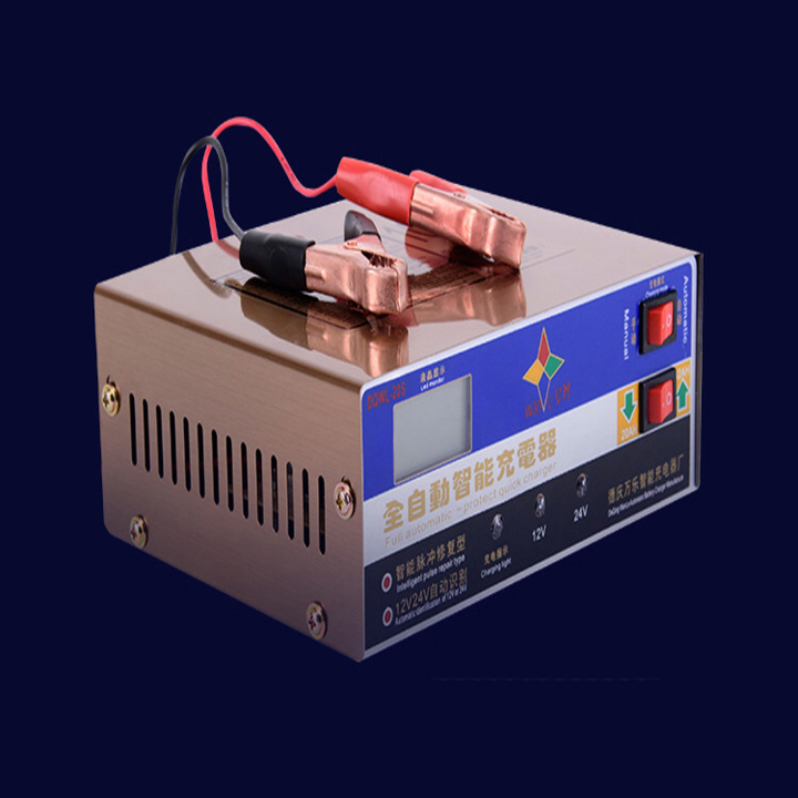 Bộ sạc bình ắc quy tự động ngắt 12V, 24V sạc acquy xe máy, xe ô tô, tự ngắt khi đầy