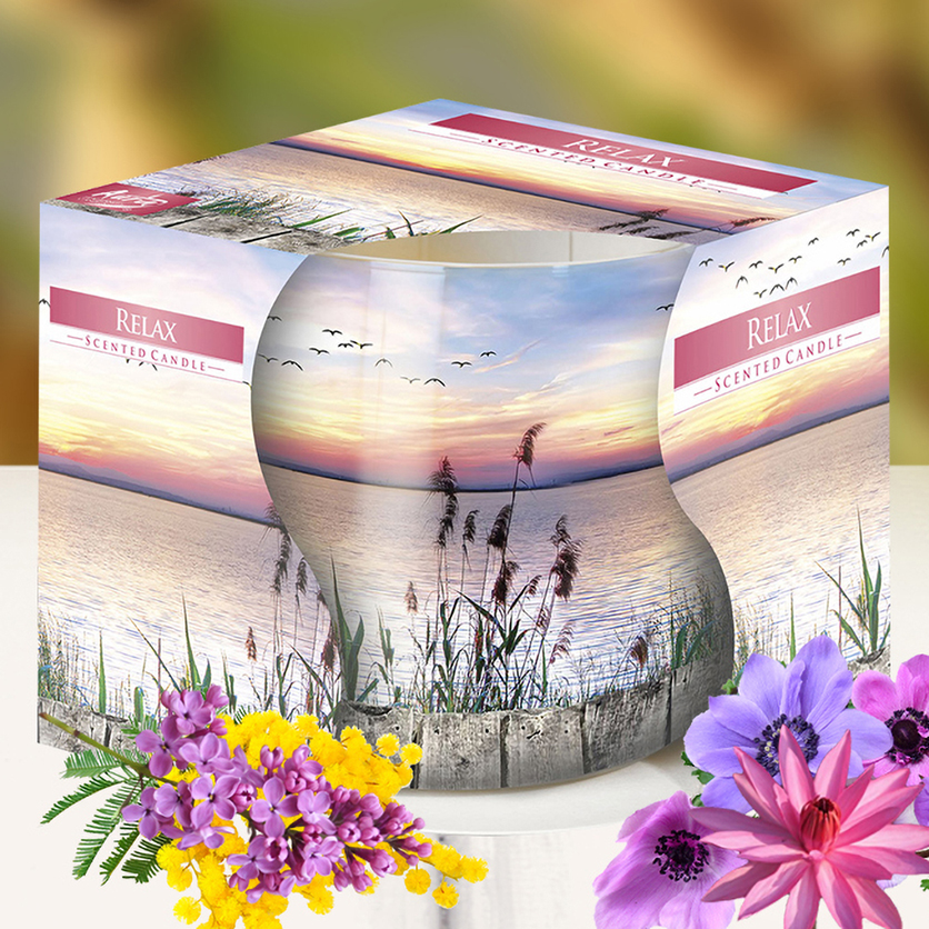 Ly Nến Thơm Tinh Dầu Bispol Relax 100g .Tinh dầu thơm phòng. HƯƠNG CÂY LAU. Nến trang trí. Sáp thơm.Khử mùi. Nến thơm tinh dầu thiên nhiên cao cấp nhập khẩu Châu Âu