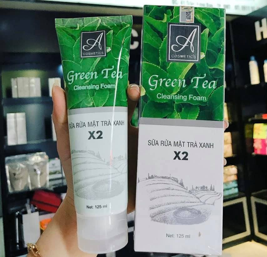 Sữa rửa mặt trà xanh Green Tea x2 A Cosmetic