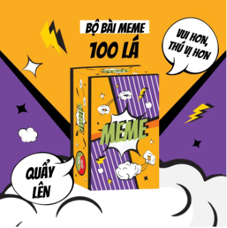 Bộ bài MEME 100 lá Quẩy Lên - Bạn Êi bộ boardgame thú vị và mang tính giải trí