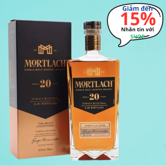RƯỢU MORTLACH 20 NĂM CHẤT LƯỢNG 100% CHÍNH HÃNG TỐT NHẤT GIÁ