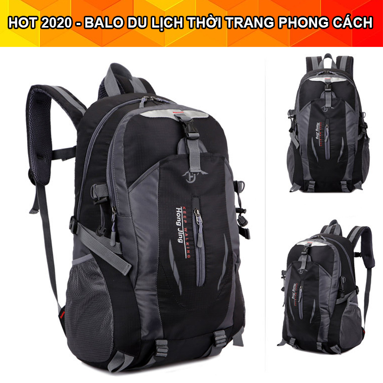 Balo thời trang du lịch, leo núi, phượt , cắm trại Hongjng Cao Cấp