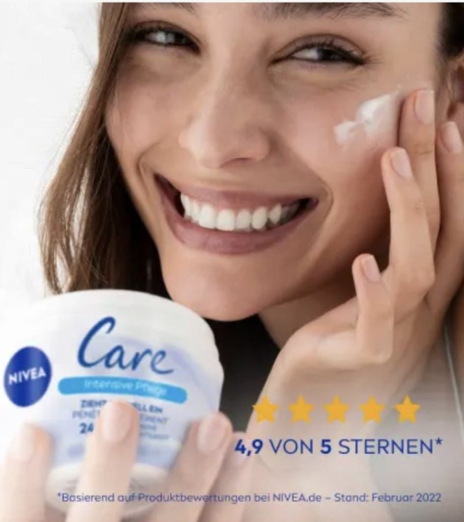 Mẫu mớinKem Dưỡng Ẩm Nivea Care 200ml nôi địa Đức