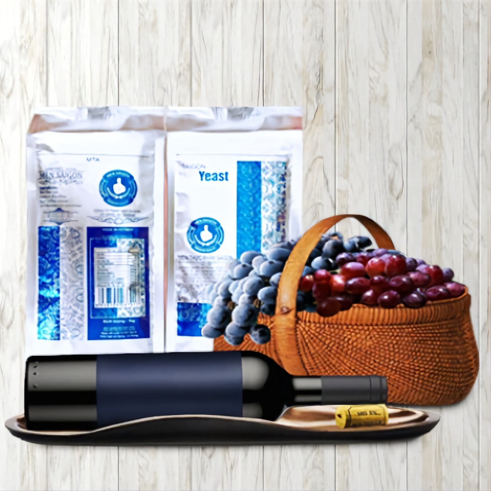 1KG MEN SẠCH LÊN MEN RƯỢU VANG [ KHÔNG CẦN CHƯNG CẤT, DÙNG 20 GRAM MEN CHO 1 KG NHO TƯƠI]