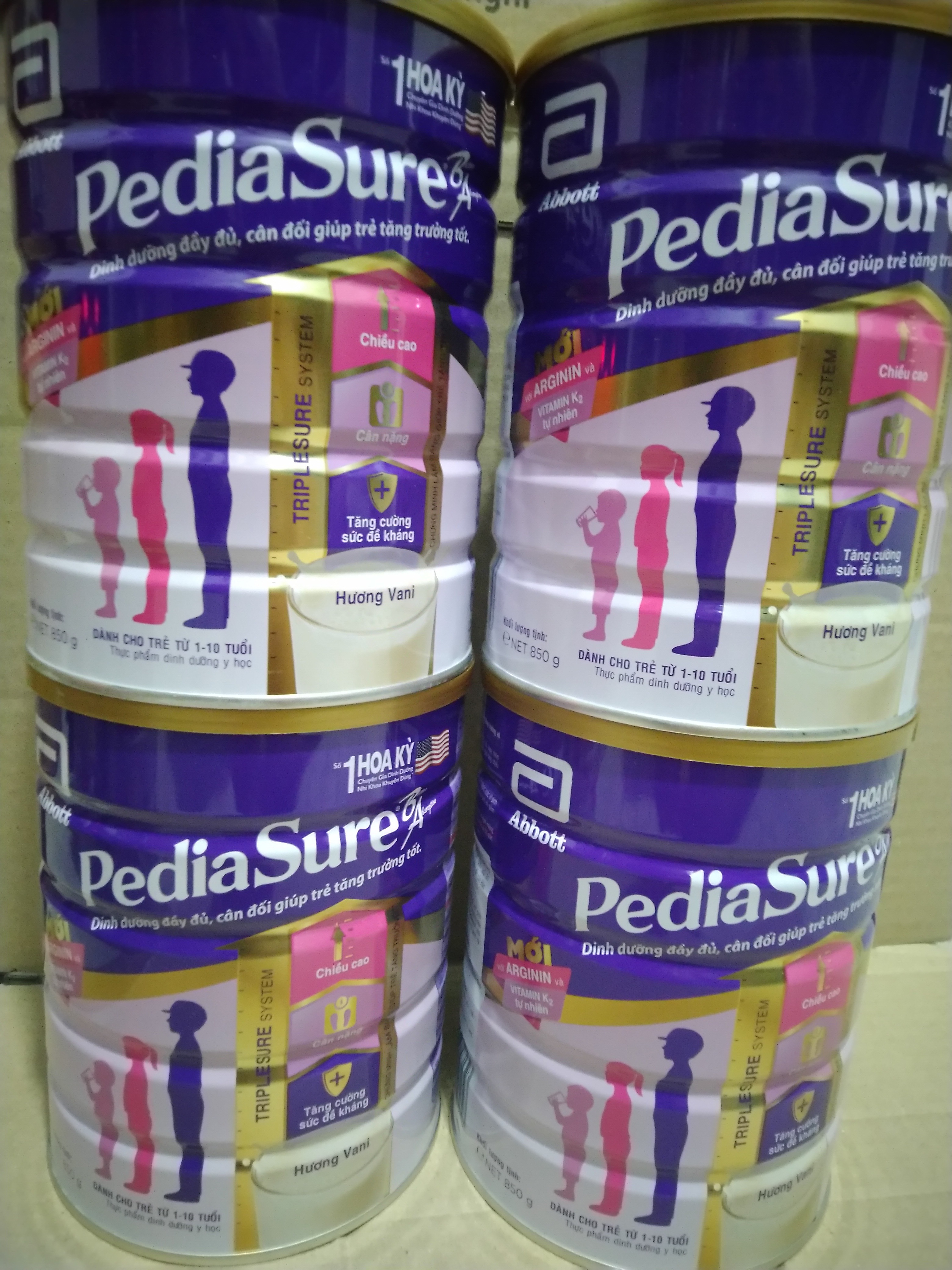 [HCM]Sữa PediaSure Hương Vani 1,6Kg (Date: 02/2024)