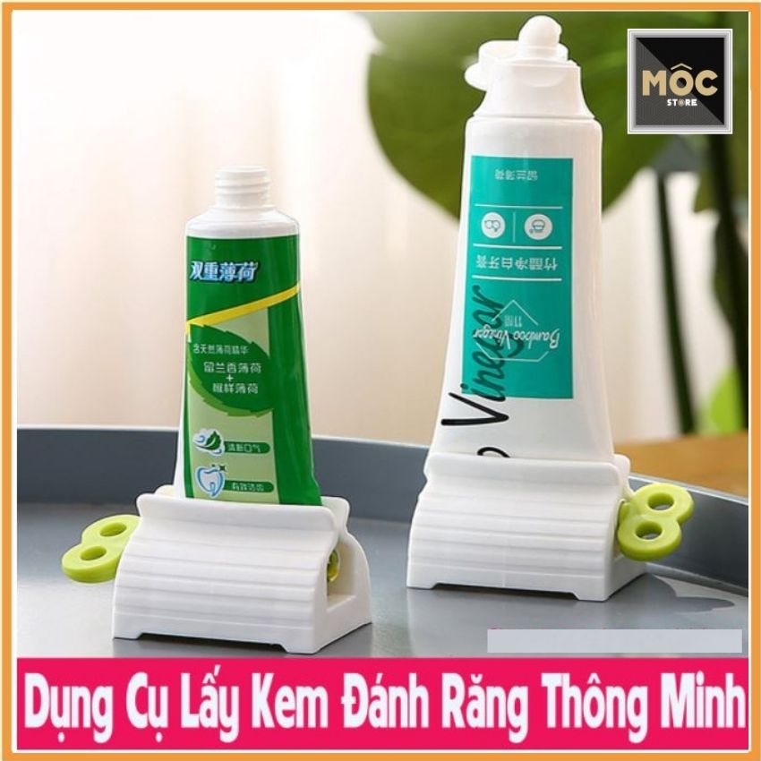 DỤNG CỤ LẤY KEM ĐÁNH RĂNG THÔNG MINH Nặn kem đánh răng dạng xoay siêu tiết kiệm dễ dàng sử dụng cho gia đình Mộc Shop Saigon kẹp cuốn tiết kiệm sữa rửa mặt kđr giá rẻ