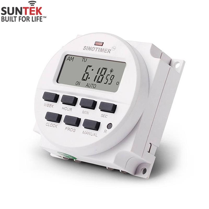 Bộ Công Tắc Hẹn Giờ Tắt Mở Thiết Bị Tự Động SUNTEK Sinotimer TM618 12VDC - Hàng Chính Hãng - Bảo hành 6 tháng