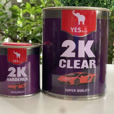Sơn bóng 2k Yes bô 1kg - Không ngả vàng, siêu cứng, siêu bóng - Tặng kèm cọ
