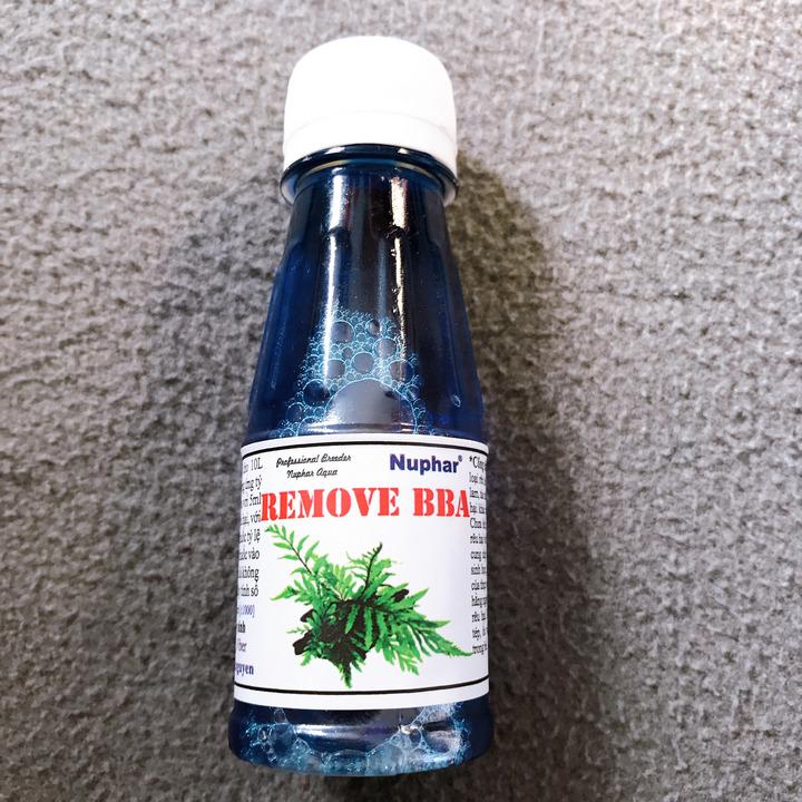 1 chai Diệt Rêu Hại Cho Hồ Thủy Sinh REMOVE BBA, Tút Lại Vẻ Đẹp Cho Hồ Cá Nhà Bạn, Tiện Lợi, An Toàn, Dễ Sử Dụng