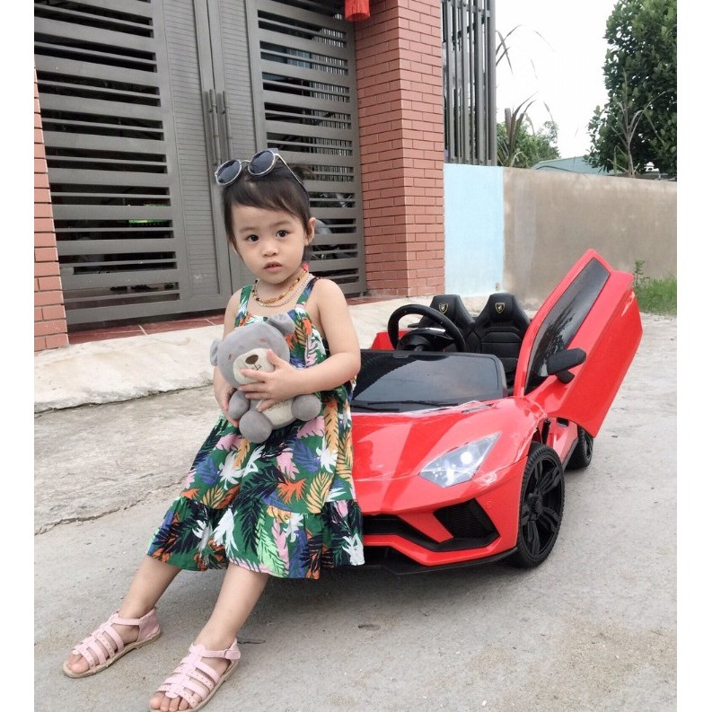 XE Ô TÔ ĐIỆN TRẺ EM Lamborghini LT998 CÁNH CHÉO - Có kết nối bluetooth và tặng kèm mic hát - Xe ô tô điện Có điều khiển từ xa hoặc bé tự lái cho bé 1-8 tuổi
