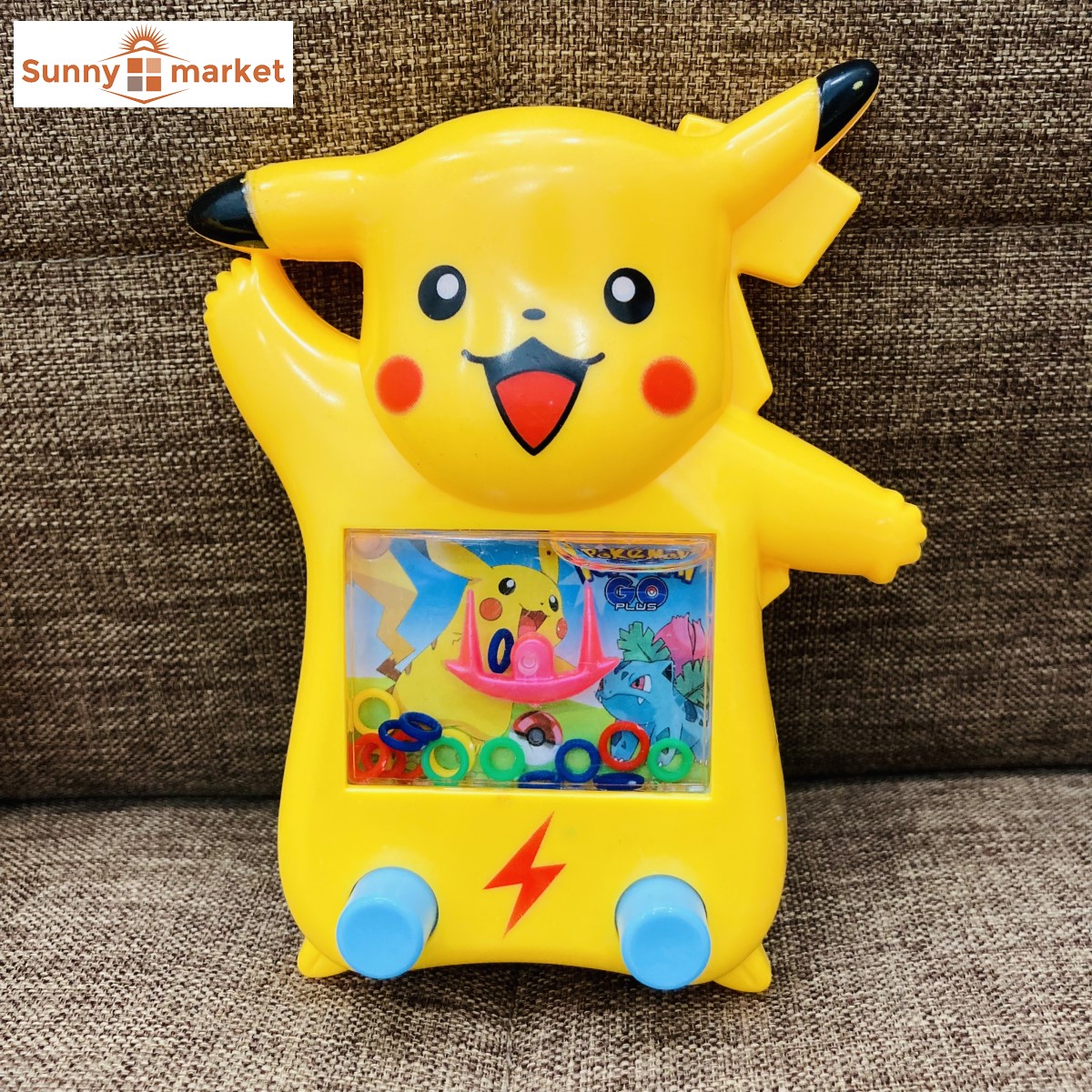 Đồ chơi Máy chơi game bắn vòng nước pikachu đáng yêu, Máy ném vòng nước cực kỳ giải trí