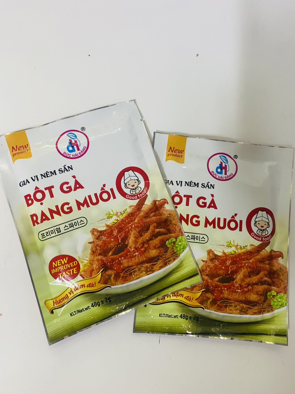 Bột rang muối chuẩn vị 40gr , bột muối rang gà, ếch, vịt, cua, bề bề, tôm