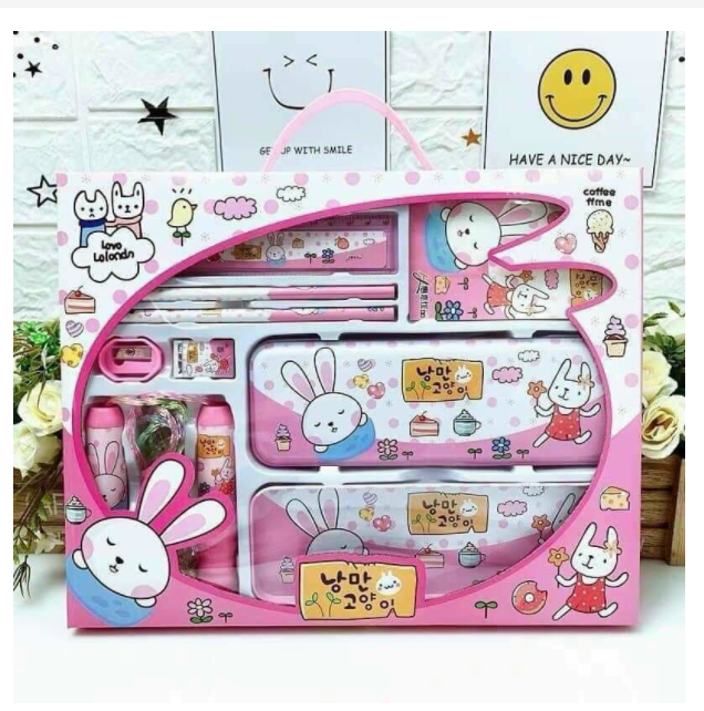 [HCM][COMBO 8 MÓN] Set Dụng Cụ Học Tập 8 Món Siêu Dễ Thương Với Phiên Bản MớiPhong Cách Xuất HànMàu Sắc Ngộ Nghĩnh Đáng Yêu Tăng Hứng Thú Học TậpHam Hiểu Biết Cho Trẻ Làm Quà Tặng Cho Các Bé Mỗi Dịp Sinh Nhật Hay Ngày Tựu Trường