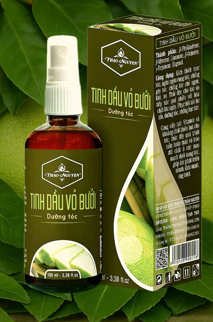 Tinh dầu vỏ bưởi thảo nguyên hôc trợ dưỡng tóc,ngăn rụng tóc 100ml