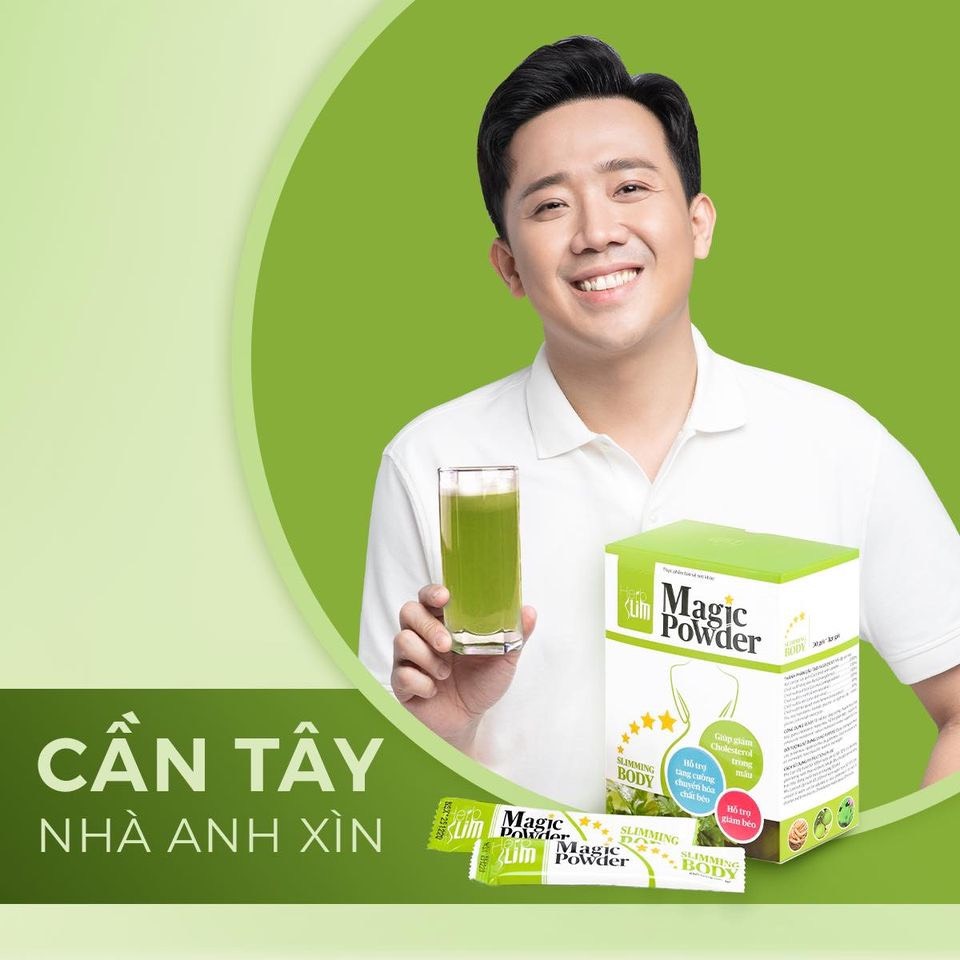 Bột cần tây hồng sâm Herbslim Magic Powder Trấn Thành giảm cân an toàn, giảm mỡ bụng hiệu quả hàng Chính Hãng