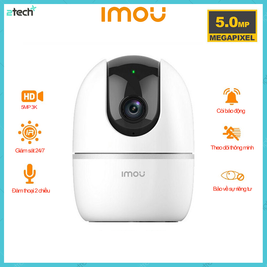 Camera Wifi 5MP 3K IMOU IPC-A52P Đàm Thoại 2 Chiều