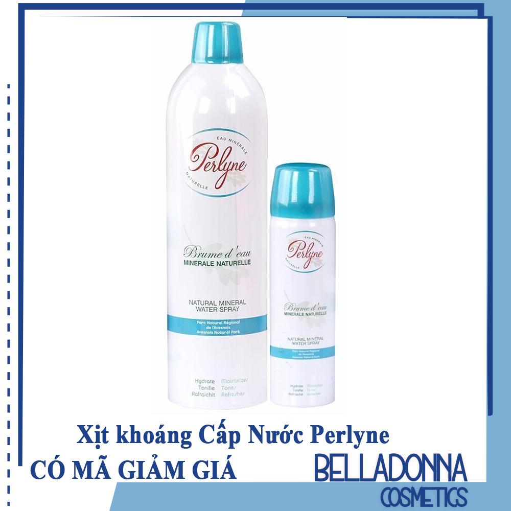 [HCM][400ml - 150ml] Xịt khoáng cấp nước dưỡng ẩm Perlyne Natural Mineral Water Spray dành cho da khô và da nhạy cảm