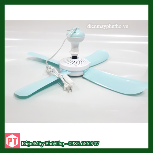 Quạt màn 4 cánh , quạt trần mini
