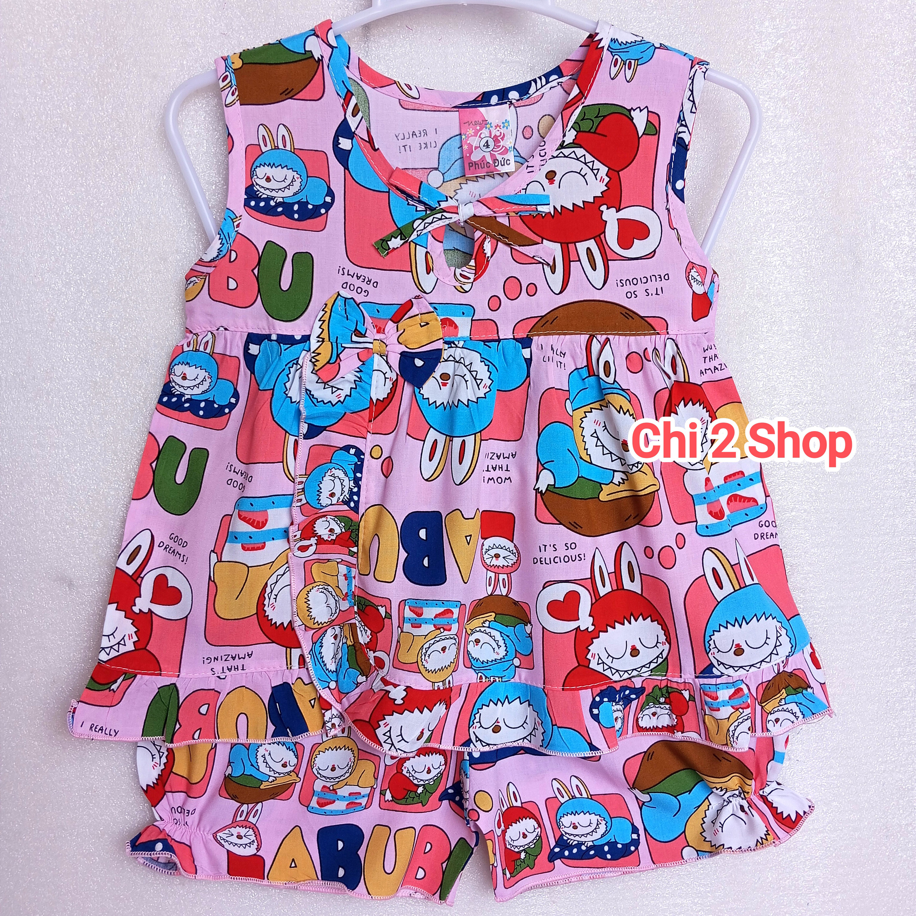 Baby Girl's Linen Outfit C2H01, Newborn Baby Clothes, Baby Girl's Tank Top, Children's Clothes under 3 Years Old, Cheap, Cool Home Clothes - 7