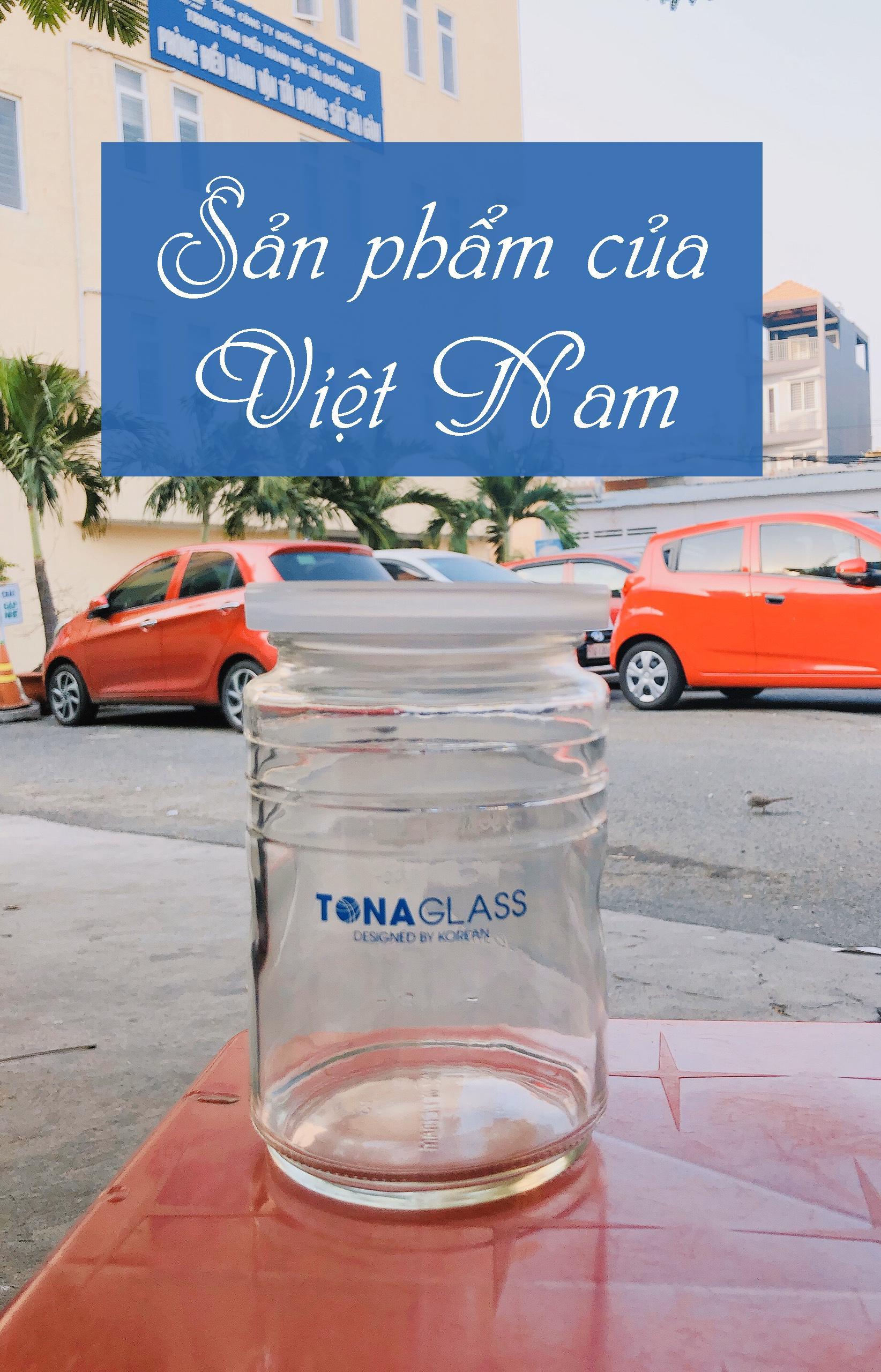 Hũ thủy tinh Tonaglass 750ml, nắp cao cấp có gioăng silicone