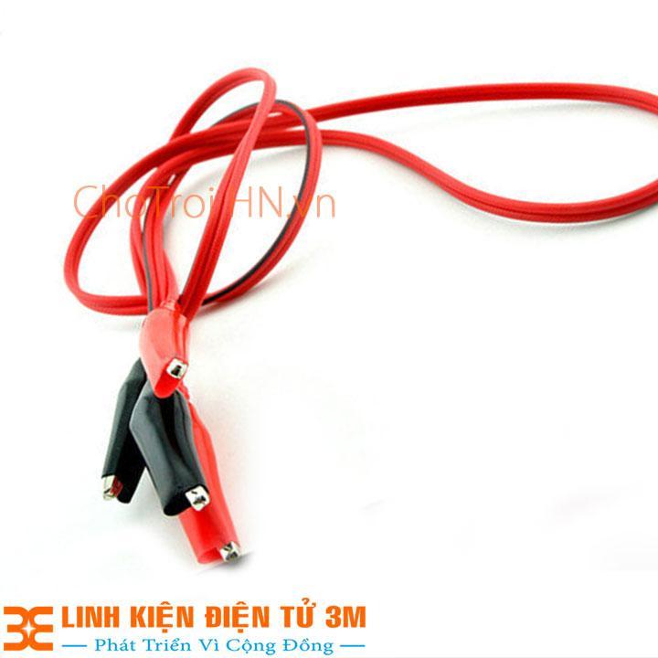 Combo 2 dây nối 2 đầu kẹp cá sấu - dài 1m