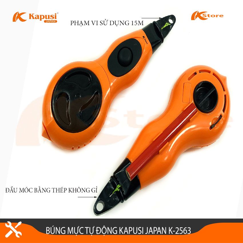 BÚNG MỰC TỰ ĐỘNG KAPUSI JAPAN K-2563 - BẬT MỰC TỰ ĐỘNG TIÊU CHUẨN NHẬT BẢN