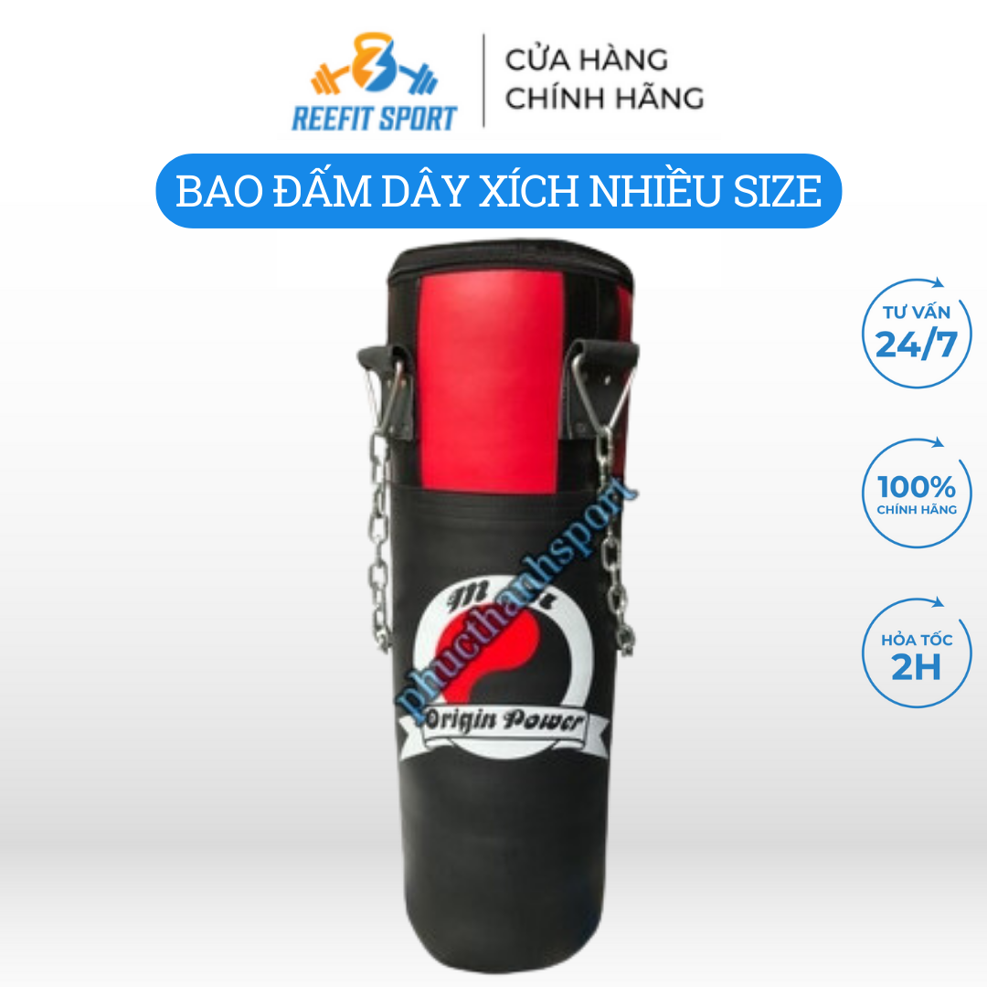 [HCM]Bao cát tập luyện cao cấp 8 tấc dây xích