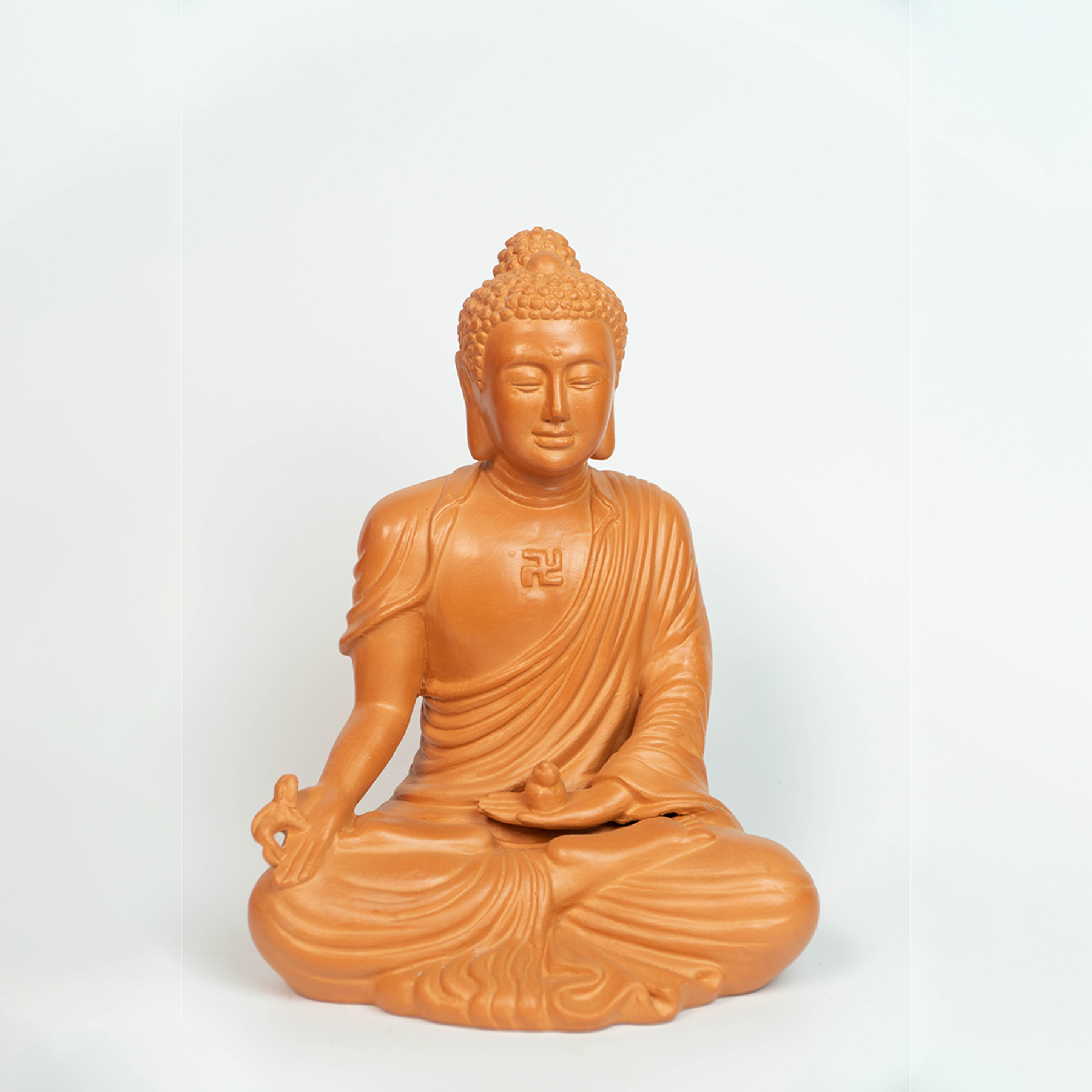 Tượng phật dược sư đất nung - ttt60