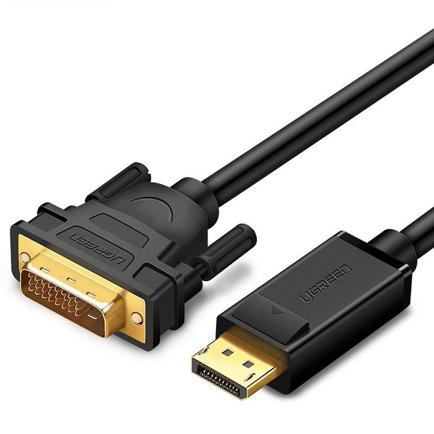 Cáp chuyển displayport to dvi 24+1 dài 2m ugreen 10221 - hàng chính hãng