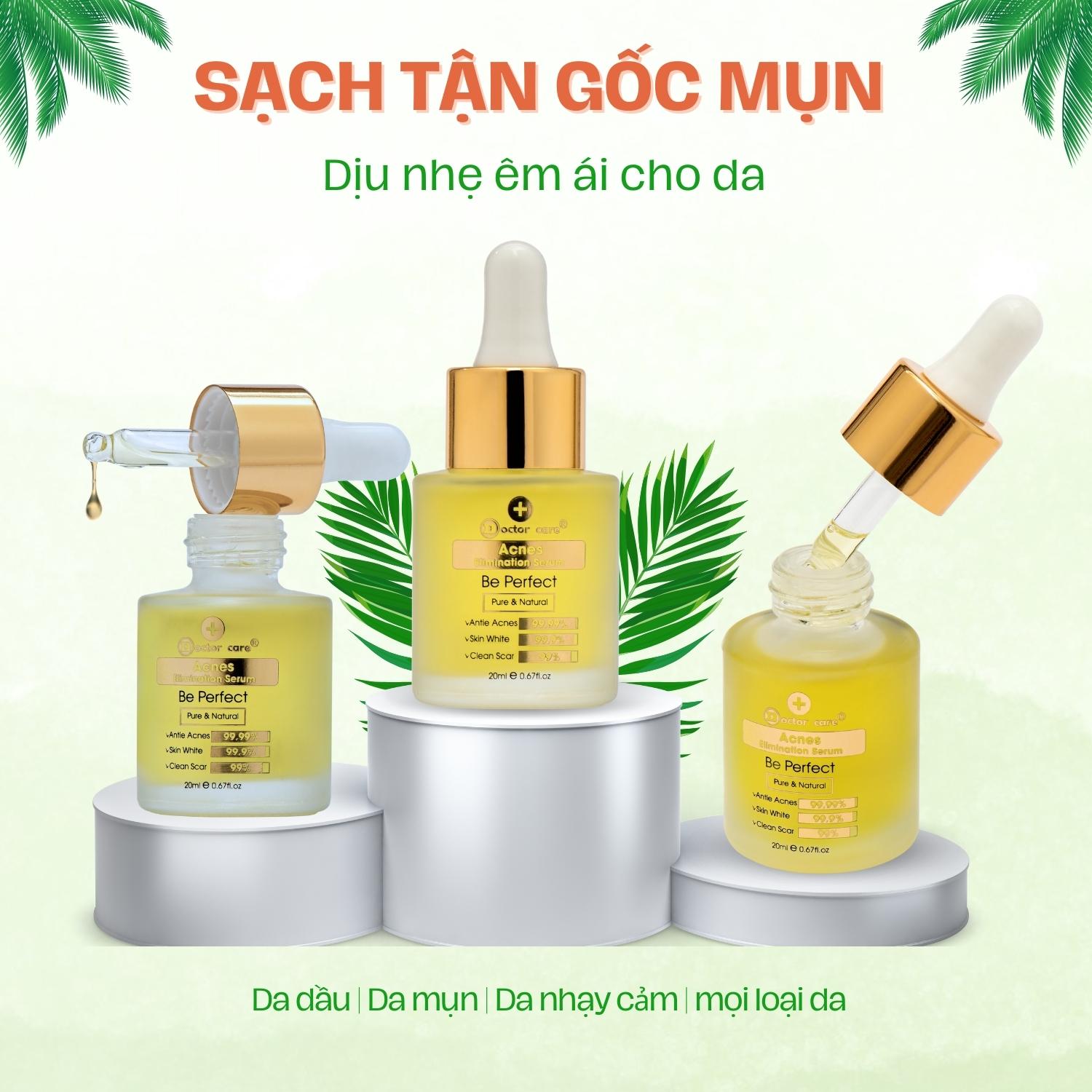 Serum Doctor care đánh bay Mụn ẩn, mụn bọc, mụn trứng cá tận gốc  20ml cho nam và nữ