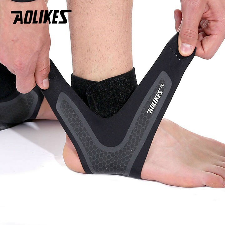 Băng cổ chân, đai quấn bảo vệ mắt cá, bó cổ chân aolikes tập gym thể thao 7130