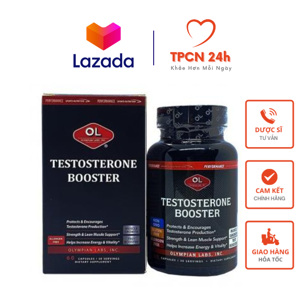 Testosterone Booster - Hỗ trợ tăng cường sức khỏe nam giới