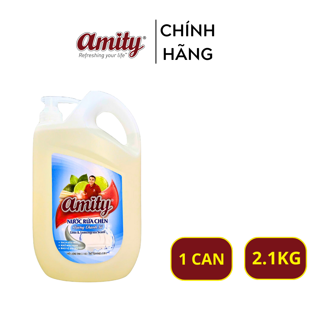 Nước rửa chén Amity can 2.1kg - 6