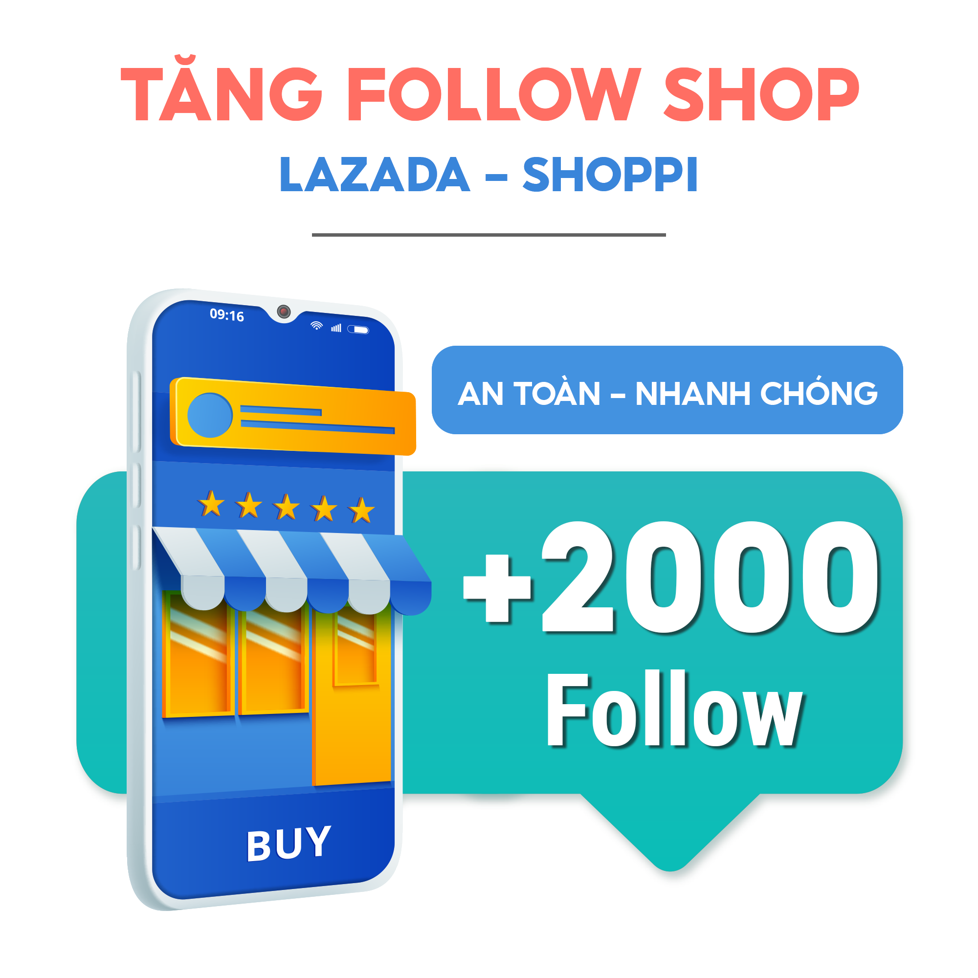 Gói Tăng 2000 Follow - Dịch Vụ Tăng Follow Shop Lazada - Shoppi. Nhanh Chóng, An Toàn, Hiệu Quả - Skydes