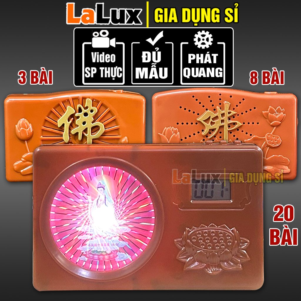 Máy Tụng Kinh Niệm Phật Kèm Dây Sạc - Máy Niệm Phật Bồ Tát Phát Quang, Máy Nghe Kinh Phật, Máy Tụng Kinh Địa Tạng, GIA DỤNG LALUX