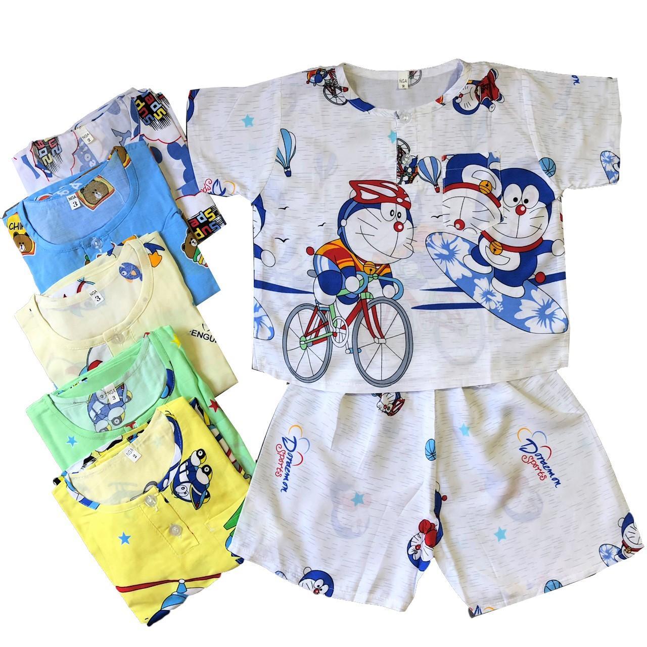 COMBO 2 Bộ Quần Áo Cộc Tay TOLE 2 DA (Loại 1) Mát, Mềm, Mịn Cho Bé Trai Từ 5-15kg