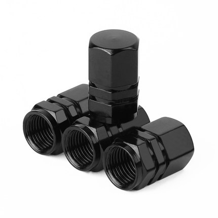 [In stock] Hợp Kim Nhôm Nắp Van Ô Tô Nắp Van Ô Tô Lõi Van Lốp Cá Tính 4 Chỉ Phù Hợp Với
