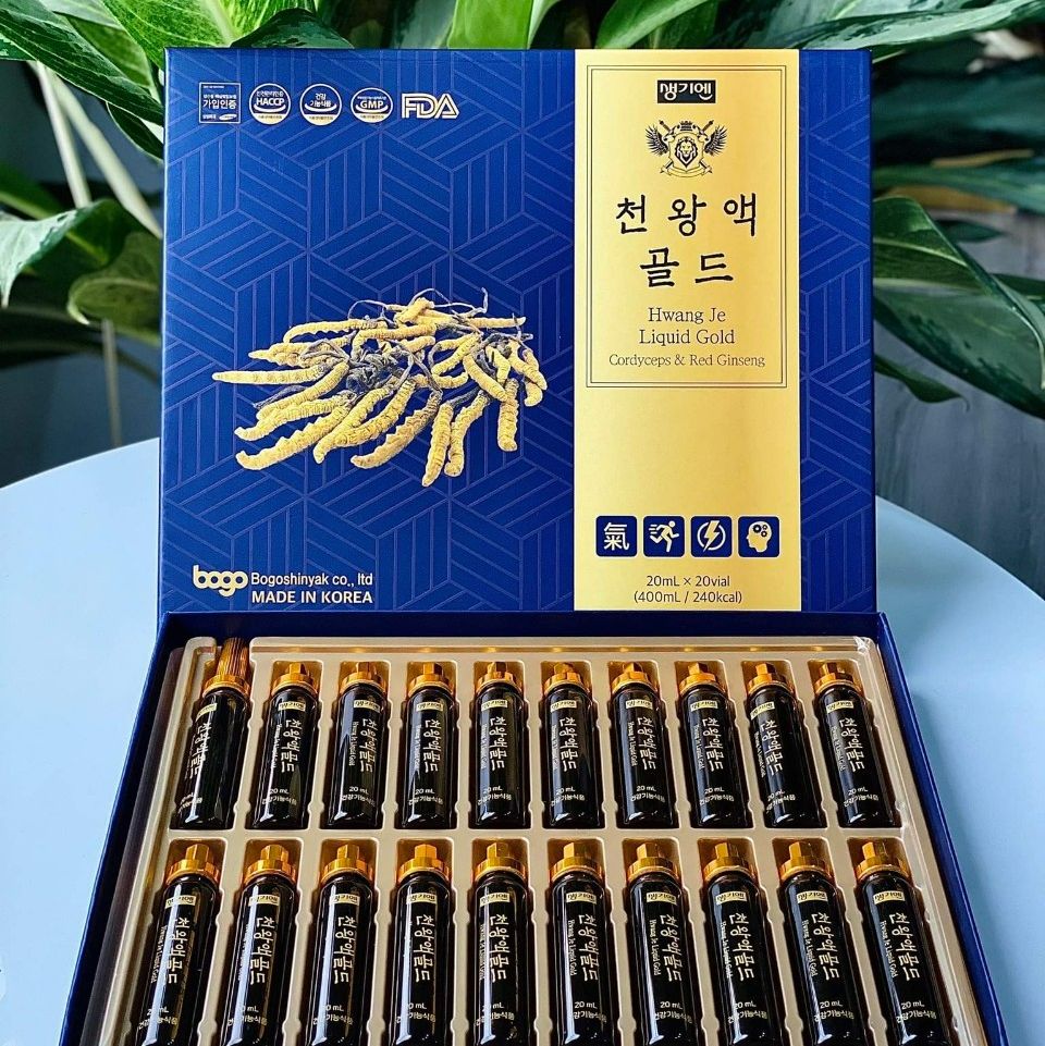 Tinh chất đông trùng hạ thảo cao cấp hộp 20 ống x 20ml