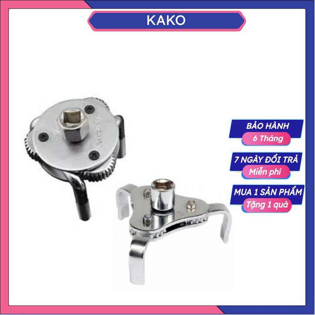 Cảo mở lọc nhớt Kako , Vam tháo cốc lọc dầu - Cảo Mở Lọc Dầu 3 chân tròn, dẹt