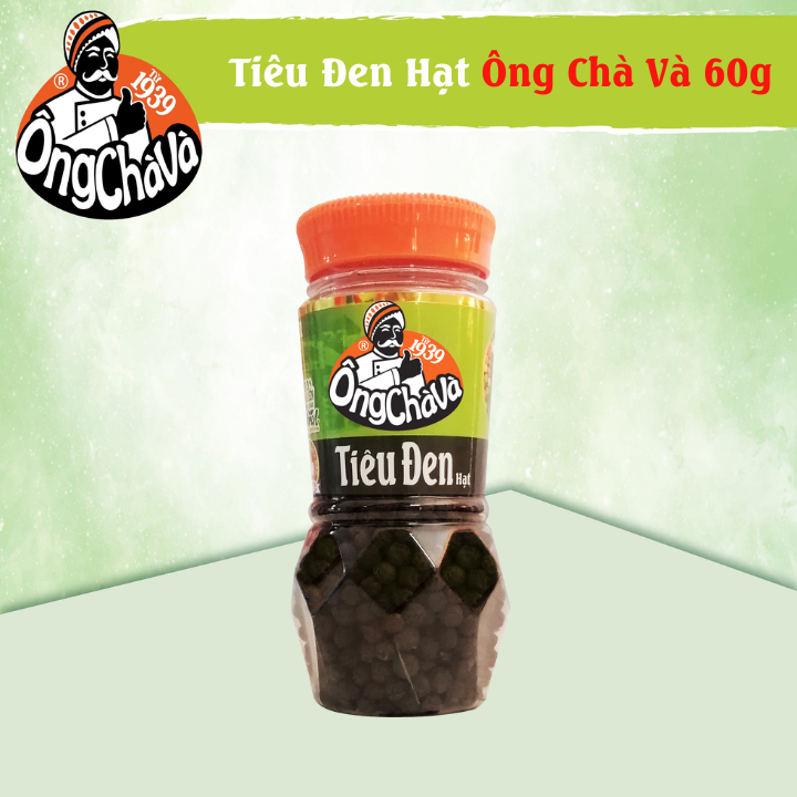 Tiêu đen hạt ông chà và 60g