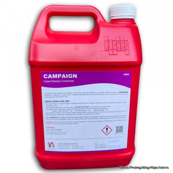 Campaign tpm-5l hóa chất giặt thảm