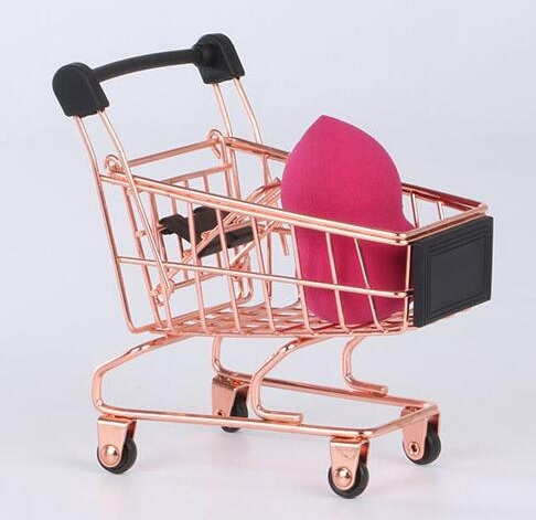 Xe đẩy siêu thị mini trang trí - Giỏ Mua Sắm Đồ, Đựng Đồ Chơi Mini Dễ Thương