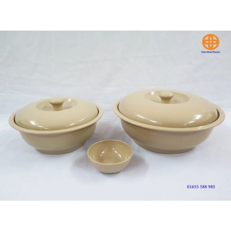 Âu phíp đựng cơm, canh có nắp kiểu Hàn Quốc