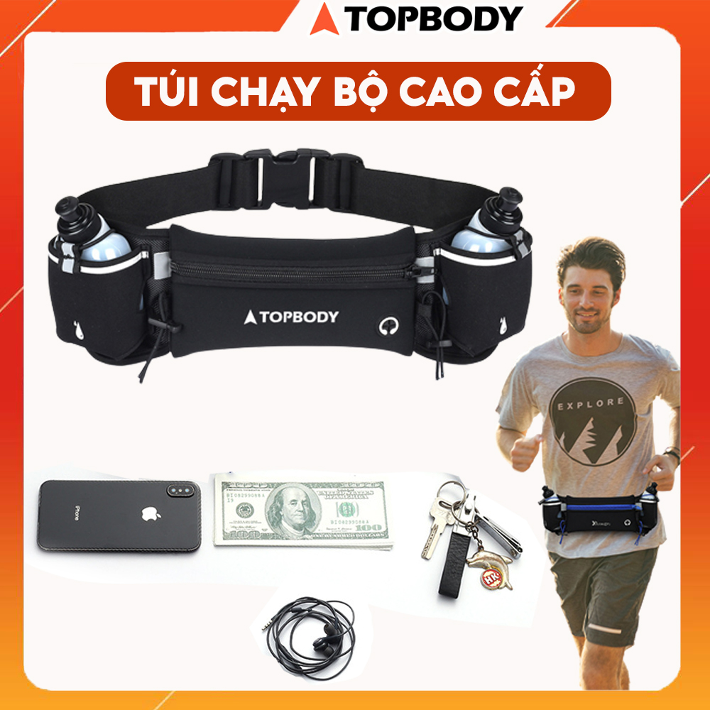 Túi đeo chạy bộ cao cấp - Túi chạy bộ phản quang - Chống thấm nước, không gian chứa siêu rộng