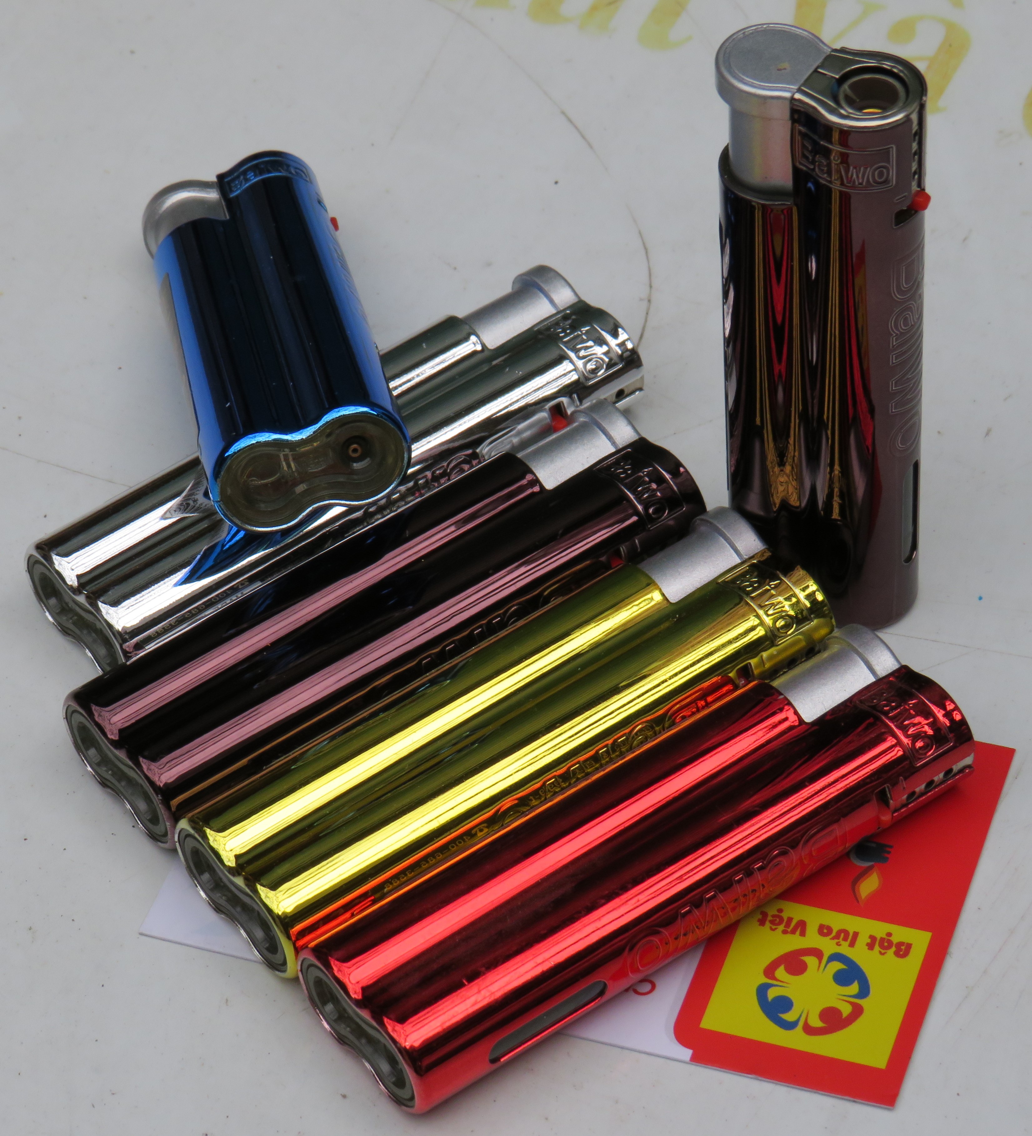 Combo 10 chiếc Quẹt Baiwooo 999/ giá bán combo 10 chiếc