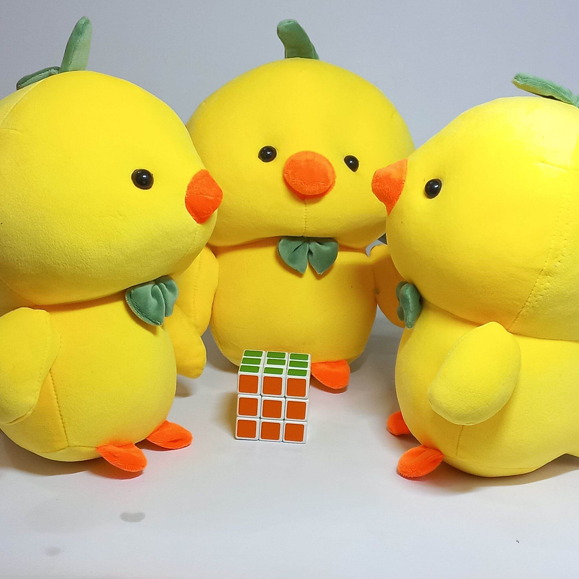 Gấu bông con gà vàng gấu bông vịt vàng cute siêu mềm êm mịn
