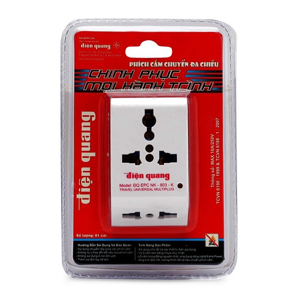 Phích cắm chuyển đa chiều đq epc nk-803-k